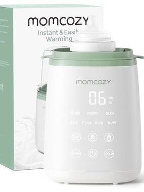 Momcozy Bottle Warmer in Sage Green — Instant & Easy Warming